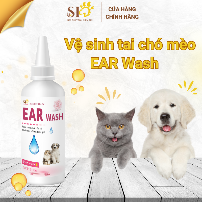 Vệ sinh tai chó mèo EAR Wash