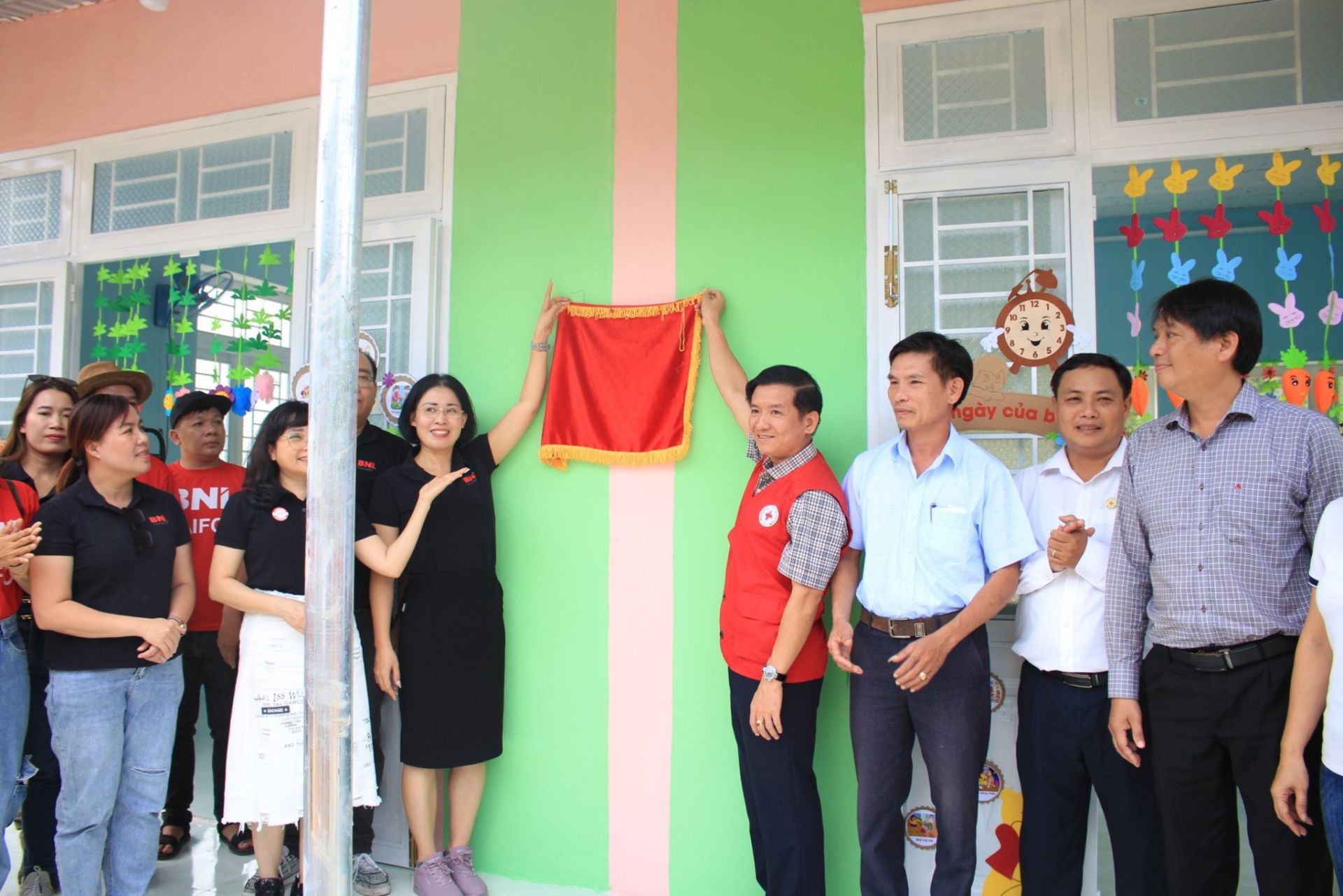 Khánh thành công trình xây mới phòng học điểm trường mầm non thôn 4, huyện Trà Bồng, tỉnh Quảng Ngãi