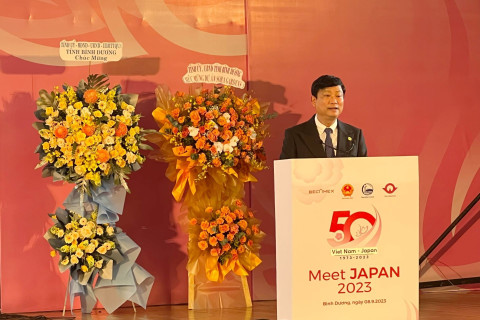 At "Meet Japan 2023," Binh Duong organises several business connections.