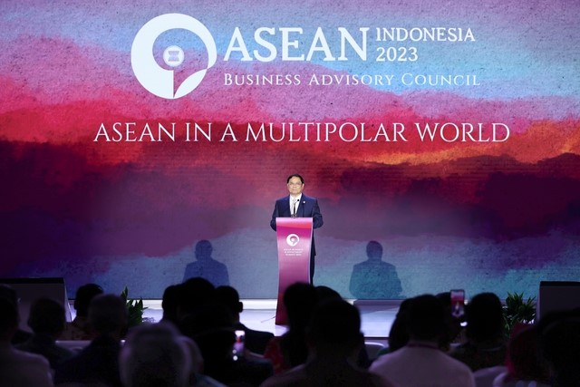 Prime Minister Pham Minh Chinh attended and spoke at the ASEAN Business and Investment Summit (ASEAN BIS) 2023 - Photo: VGP