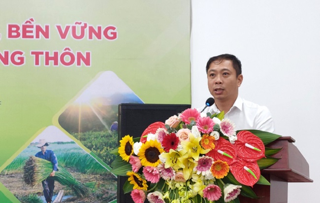 Ông Phạm Hải Quỳnh - Chủ tịch Hội du lịch cộng đồng Việt Nam phát biểu tại Hội thảo