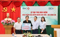 BIC trao gần 1,3 tỷ đồng bảo hiểm cho khách hàng vay vốn tại BIDV Sa Đéc