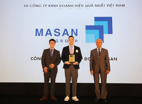 The top 50 most successful businesses in Vietnam continue to recognize Masan Group.