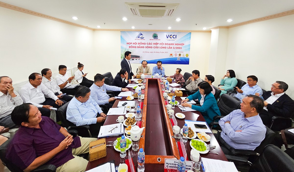 3rd meeting of the Council of Mekong Delta Business Associations, 2023.