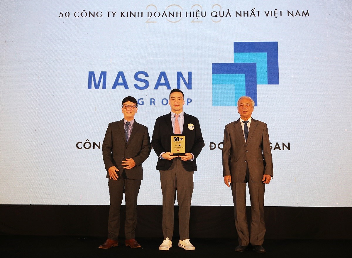 Masan was honored in the Top 50 most effective businesses in Vietnam.