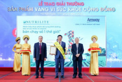 Amway Việt Nam lần thứ 11 nhận giải thưởng Sản phẩm vàng vì sức khỏe cộng đồng