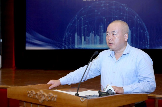 Deputy Minister of Planning and Investment Do Thanh Trung spoke at the conference.