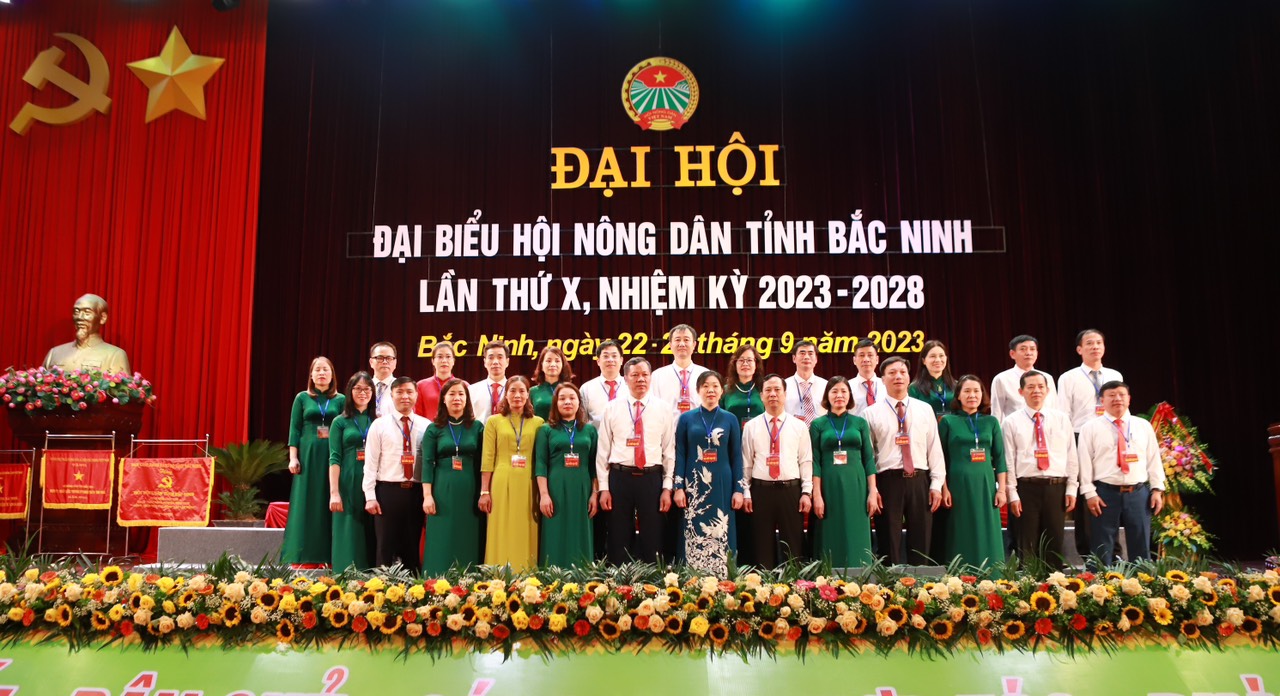 Đại hội Hội Nông dân tỉnh Bắc Ninh lần thứ X bầu ra Ban Chấp hành nhiệm kỳ 2023 - 2028