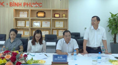 Đoàn giám sát HĐND Bình Phước có buổi khảo sát tại Công ty Cổ phần Phát triển Hạ tầng Kỹ thuật Becamex