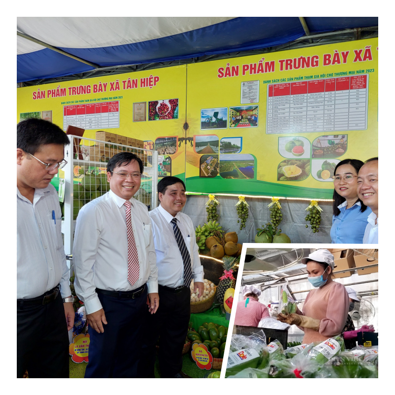 Huyện Phú Giáo trưng bày, giới thiệu các sản phẩm nông sản đặc trưng tại Hội chợ thương mại, nông sản và thiết bị nông nghiệp năm 2023