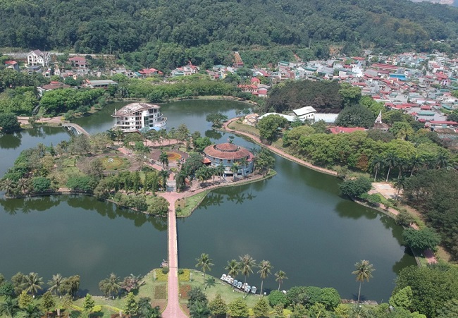 Công viên Nhạc Sơn - điểm nhấn của đô thị xanh thành phố Lào Cai.