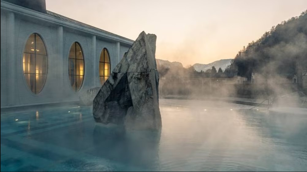 Ngoại thất của Grand Resort Bad Ragaz. Ảnh: Grand Resort Bad Ragaz