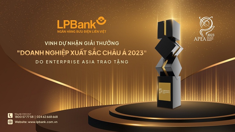 Ảnh minh họaLPBank tiếp tục nhận giải thưởng Doanh nghiệp xuất sắc Châu Á năm 2023