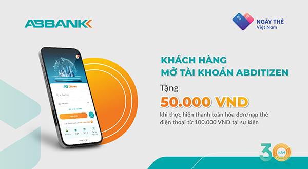 Phần thưởng dành cho khách hàng chơi game tại gian hàng ABBANK.