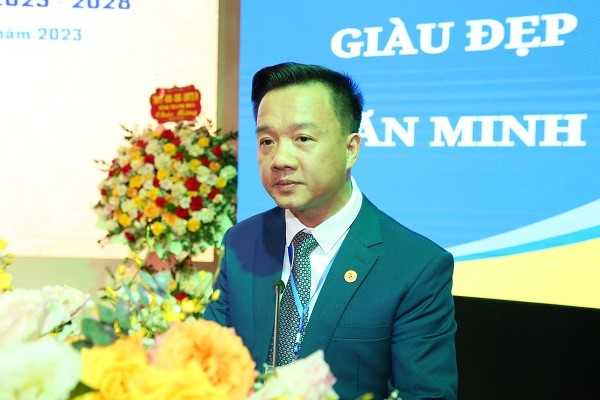 Businessman Nguyen Xuan Hung continues to serve as Chairman of the Young Businessmen Association of Thanh Hoa province.