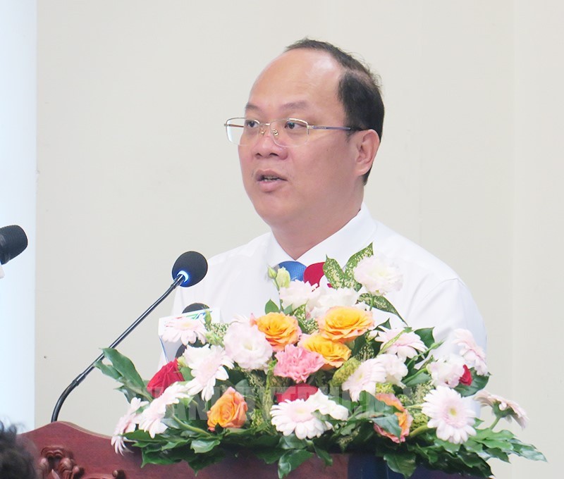 Deputy Secretary of the City Party Committee. Ho Chi Minh Nguyen Ho Hai spoke at the conference.