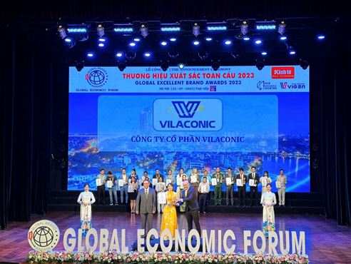 Vilaconic vinh dự đón nhận danh hiệu “Doanh nghiệp xuất sắc toàn cầu năm 2023”.