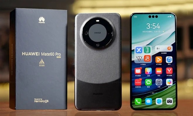 Huawei đã bất ngờ ra mắt điện thoại Mate 60 Pro cao cấp vào cuối tháng 8/2023