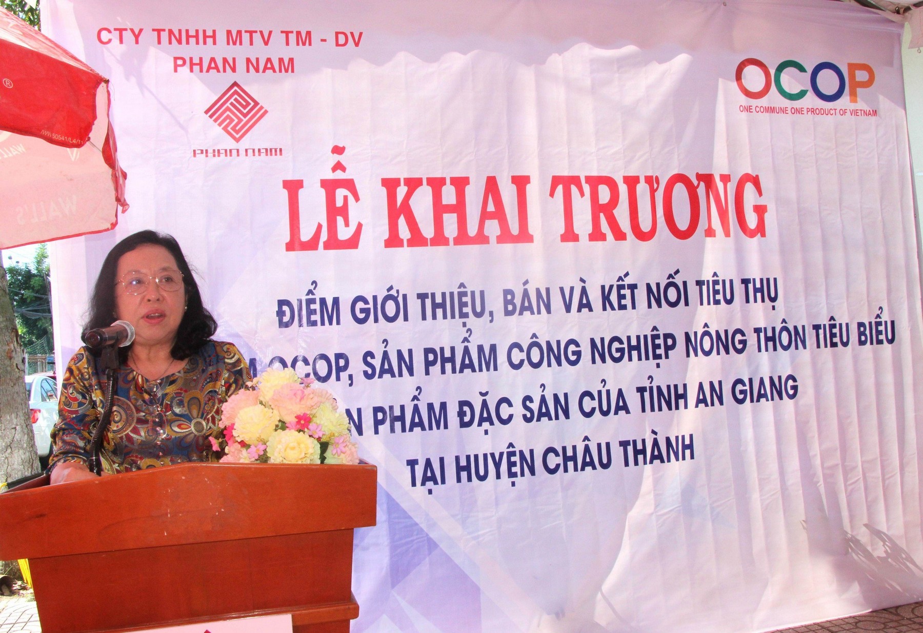 Giám đốc Công ty TNHH MTV TM -DV Phan Nam Nguyễn Thị Ngọc Trinh chia sẻ mục đích, ý nghĩa Điểm bán sản phẩm