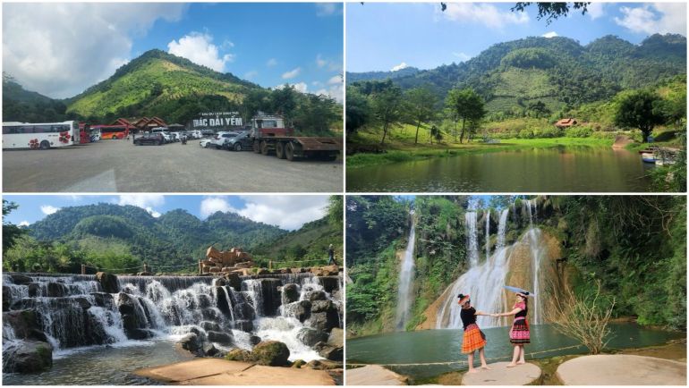 Khu du lịch sinh thái Thác Dải Yếm hay còn gọi là thác Nàng, thác Bản Vặt, thuộc xã Mường Sang, huyện Mộc Châu, tỉnh Sơn La