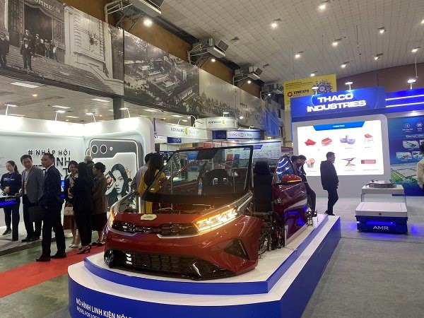 Vimexpo 2023 exhibition attracts more than 200 businesses to attend. Photo: Hoai Anh.