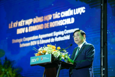 Strategic collaboration between BIDV and Edmond de Rothschild enables the provision of preeminent private banking services in Vietnam.