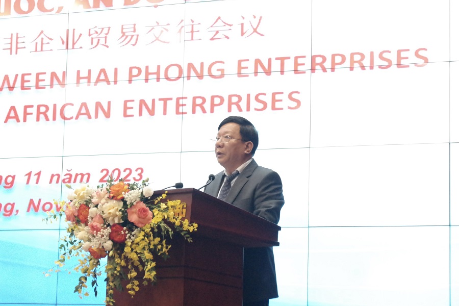 Phó Chủ tịch UBND thành phố Nguyễn Đức Thọ phát biểu tại chương trình