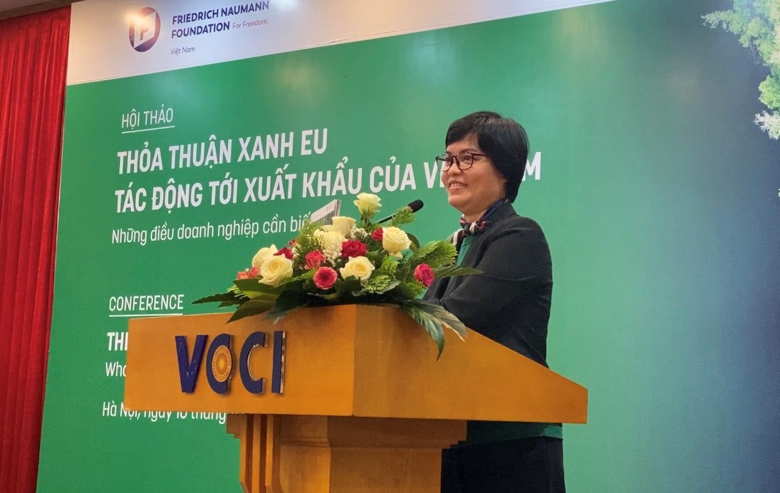 Ms. Nguyen Thi Thu Trang - Director of the WTO and Integration Center (VCCI).