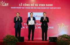 MobiFone được công nhận là “Doanh nghiệp đạt chuẩn văn hóa kinh doanh Việt Nam” 2023