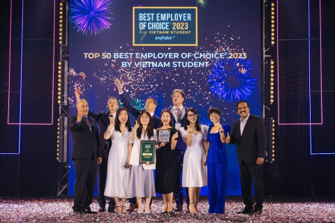 Bosch won the title of the best working environment in the engineering industry in Vietnam in 2023