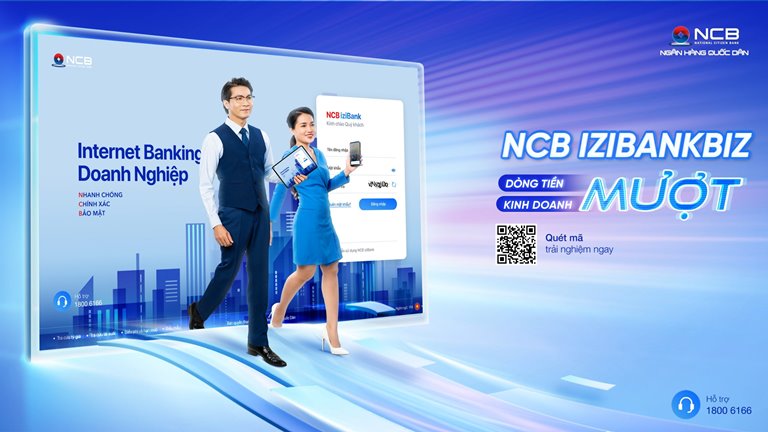 NCB iziBankbiz ghi điểm với người dùng nhờ giao diện thân thiện và tính năng quản trị thông minh và khả năng tối ưu chi phí