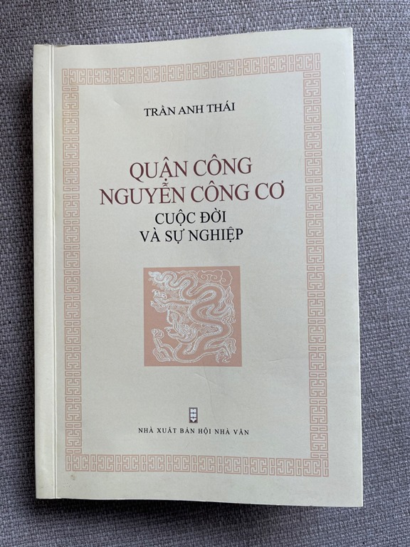 Cuốn sách của Trần Anh Thái viết về cuộc đời và sự nghiệp của Nguyễn Công Cơ