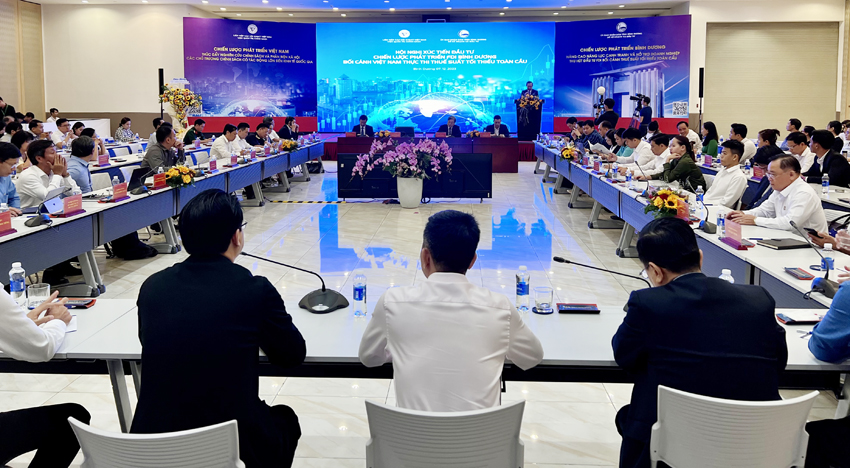 Hội nghị xúc tiến đầu tư - chiến lược thu hút đầu tư nước ngoài (FDI) Bình Dương bối cảnh Việt Nam thực thi thuế suất tối thiểu toàn cầu