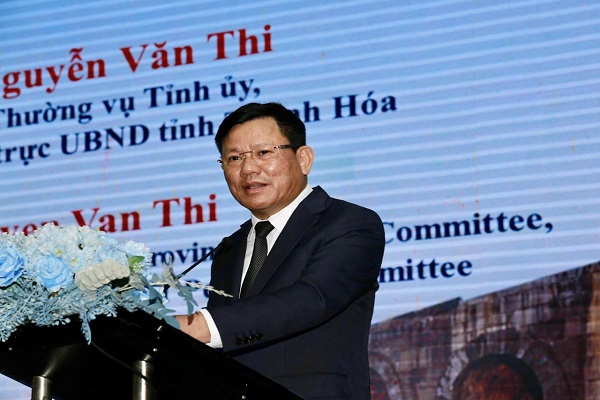 Phó Chủ tịch UBND tỉnh Thanh Hoá Nguyễn Văn Thi phát biểu tại hội thảo