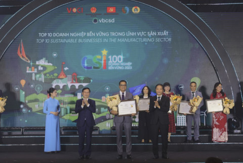 Nestlé Vietnam is ranked first among the Top 100 Sustainable Enterprises in 2023