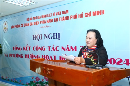 Bà Trương Mỹ Hạnh, Phó Trưởng Cơ  quan đại diện phía Nam, Hội HTGĐLS Việt Nam
