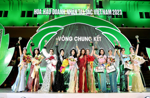 Businesswoman Phan Thi My Linh won the title of Miss Vietnam Business Talent 2023