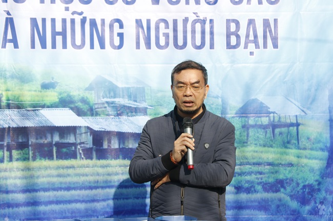 Ông Nguyễn Hồng Sơn - TGĐ Tập đoàn OSB phát biểu tại lễ bàn giao