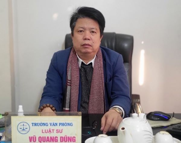 Luật sư Vũ Quang Dũng Trưởng văn phòng Luật Quang Dũng và Cộng Sự, Đoàn Luật sư tỉnh Bắc Ninh