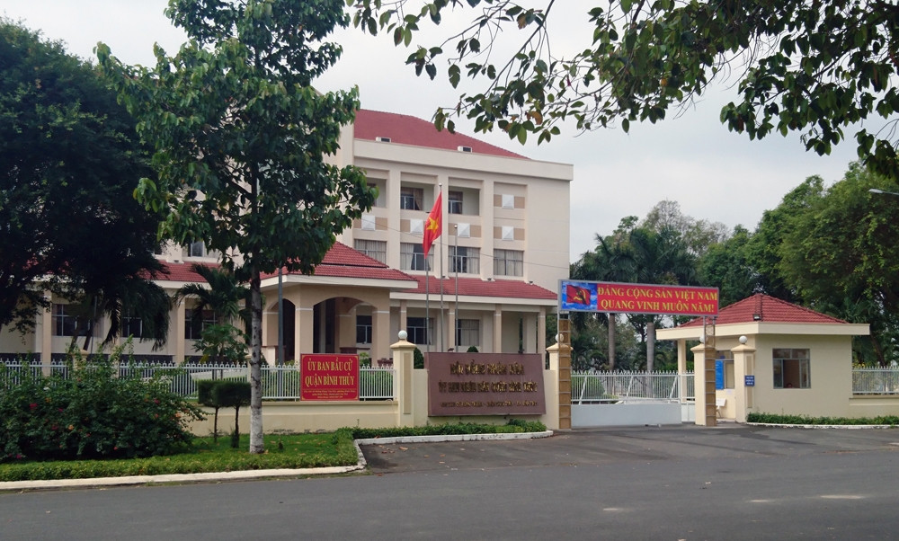 Khu Trung tâm hành chính quận Bình Thủy. Ảnh: Huỳnh Biển