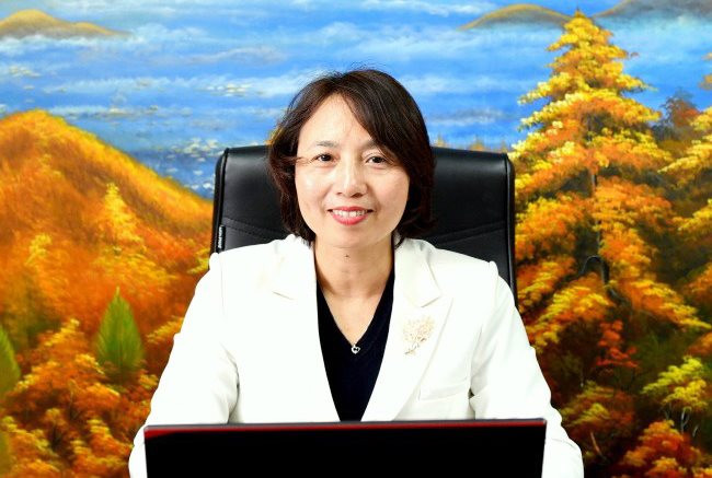Phó Giám đốc Bảo hiểm xã hội thành phố Hà Nội Nguyễn Thị Tám.