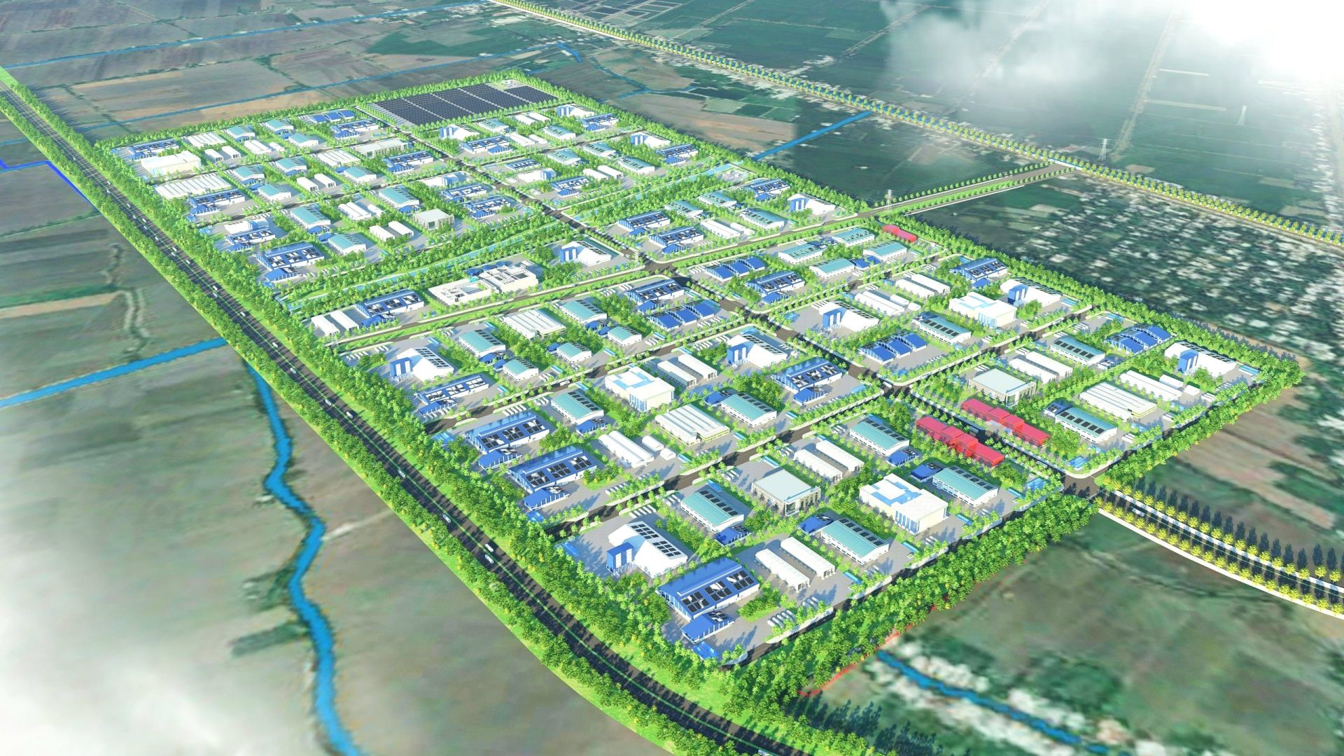 Overview of Vinh Thanh Industrial Park - VSIP Can Tho (Vinh Trinh Commune, Vinh Thanh District)