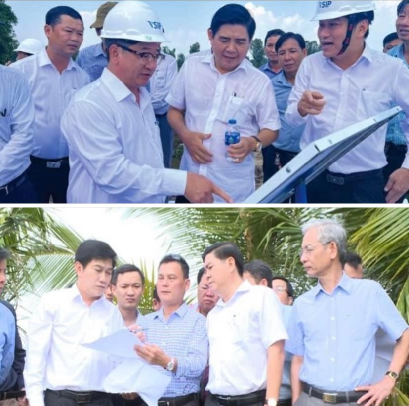 Leaders at all levels inspect the site clearance of Vinh Thanh-VSIP Can Tho Industrial Park