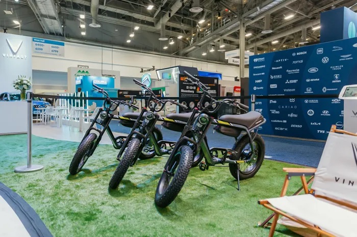 Mẫu xe đạp điện VinFast DrgnFly tại triển lãm CES 2024