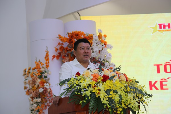 Ông Mai Xuân Thông, Tỉnh uỷ viên, PCT Hiệp hội DN tỉnh Thanh Hoá trình bày tham luận