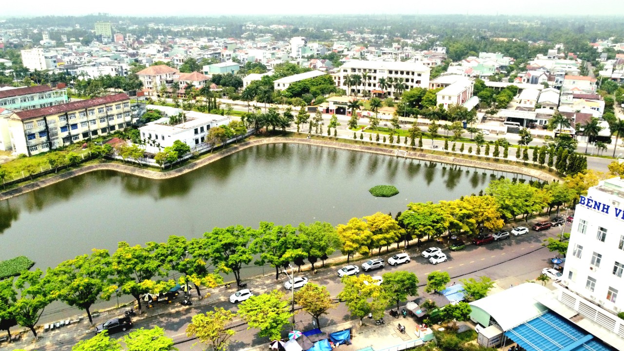 A corner of the Tam Ky urban area