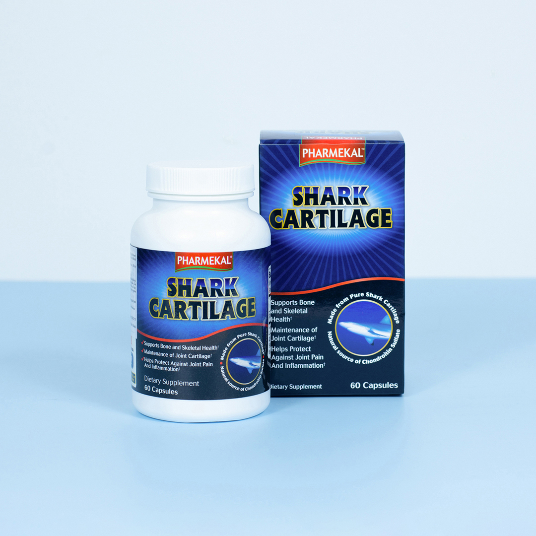 Thực phẩm chức năng Shark Cartilage chiết xuất từ sụn vi cá mập, có tác dụng cung cấp dưỡng chất cho mô sụn khớp, tái tạo phục hồi mô sụn khớp bị hư tổn, phòng ngừa các bệnh về khớp