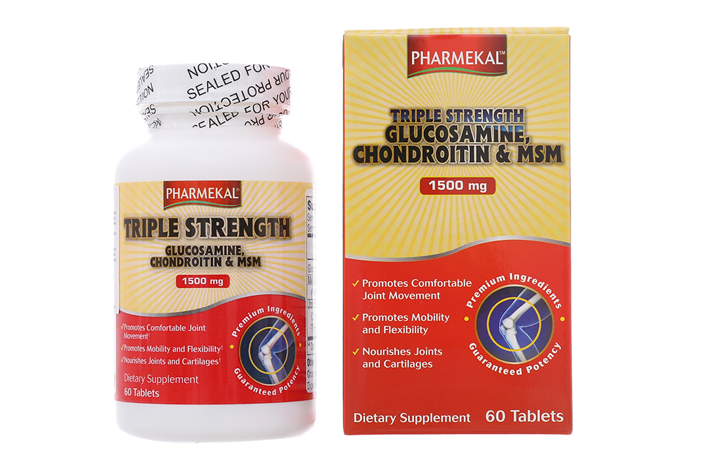 Thực phẩm chức năng Triple Strength Glucosamine hỗ trợ chức năng vận động cơ xương khớp, ngăn chặn thoái hóa, tái tạo phục hồi mô sụn khớp bị tổn thương