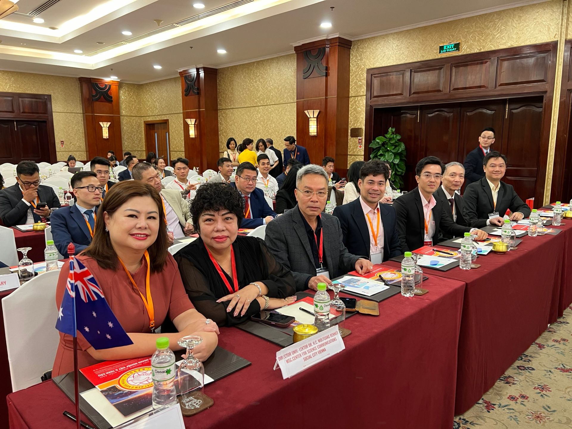 The delegation of the Vietnamese Business Association in Australia participated in the congress