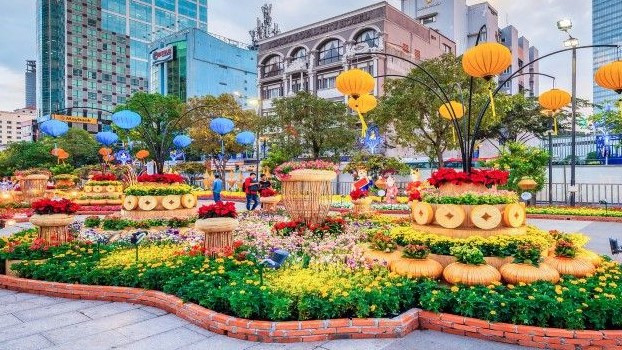 Nguyen Hue Flower Street in 2023. (Photo: Internet).